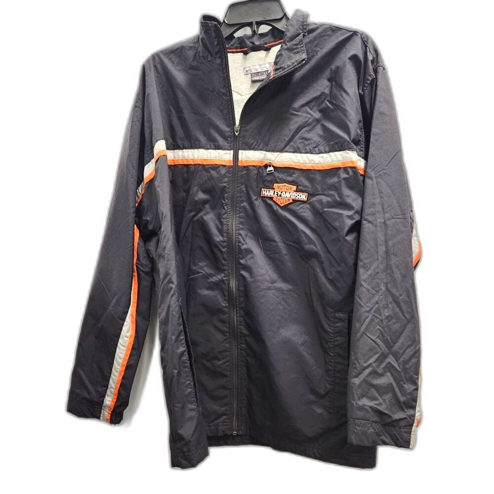Harley-Davidson Nike Vintage Windbreaker Jacket - Size Large